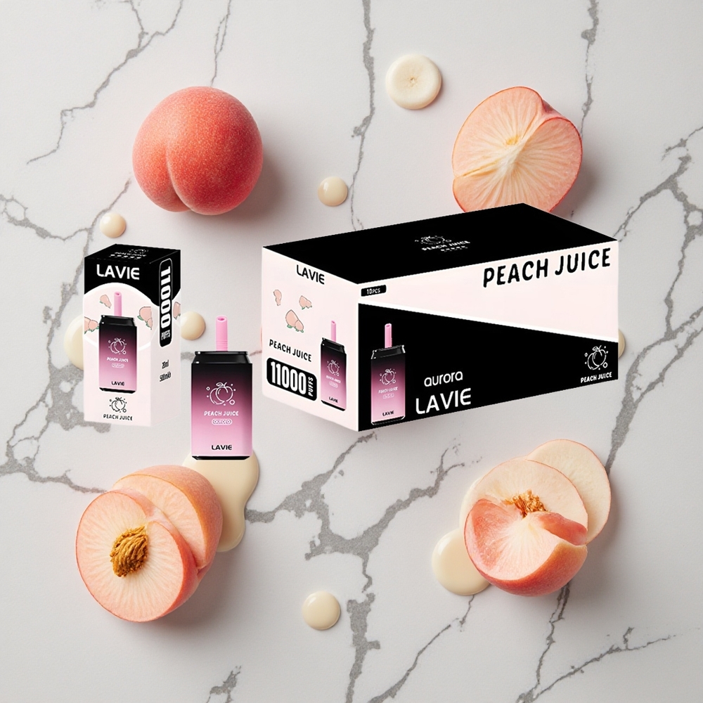 LAVIE Aurora 11000 Caladas Jugo de Melocotón 22ML Tipo C Recargable vape wholesale España