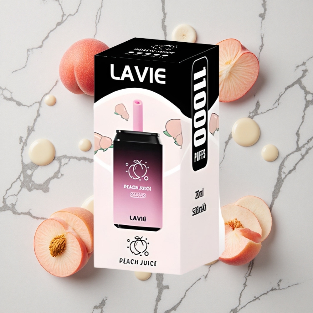 LAVIE Aurora 11000 Caladas Jugo de Melocotón 22ML Tipo C Recargable vape wholesale España