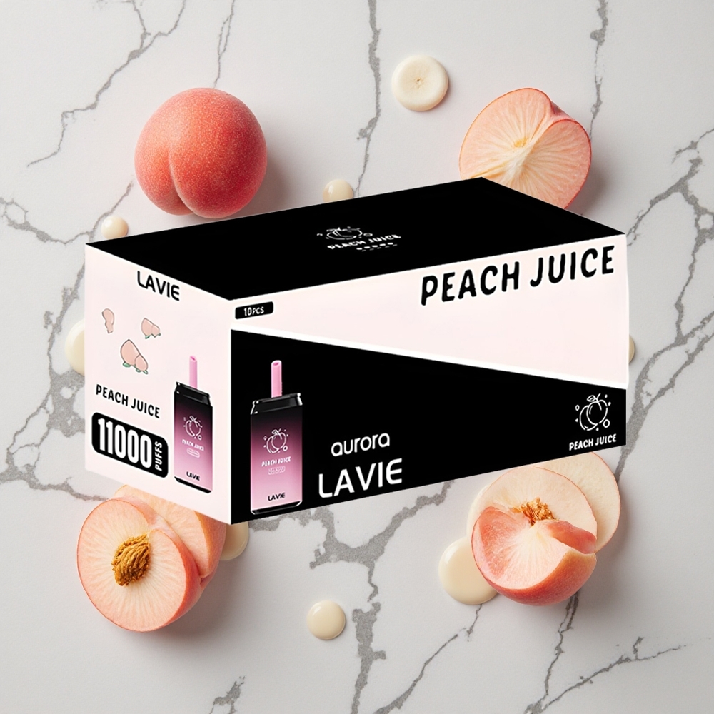 LAVIE Aurora 11000 Caladas Jugo de Melocotón 22ML Tipo C Recargable vape wholesale España