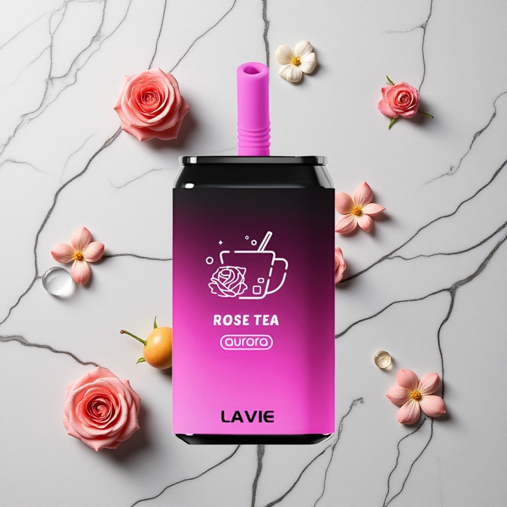 LAVIE Aurora 11000 Caladas Vape Desechable Té Rosa 22ML Tipo C Recargable vape wholesale España