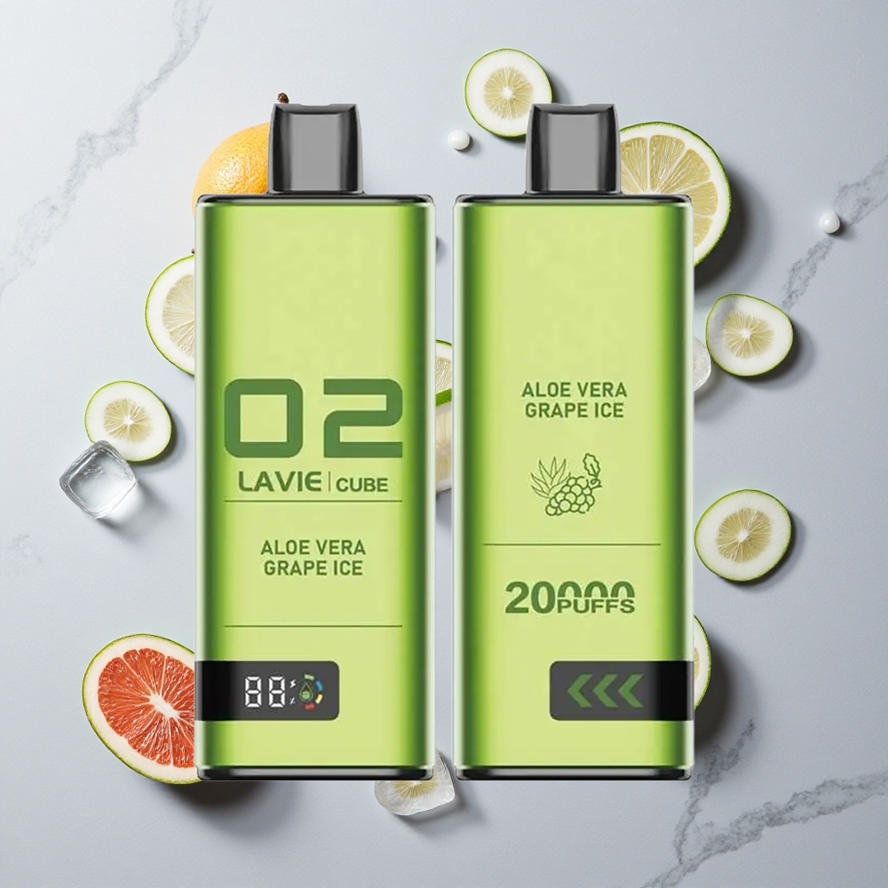 Lavie Cube 20000 Caladas Desechable Aloe Vera Uva Hielo 28ML vape wholesale España