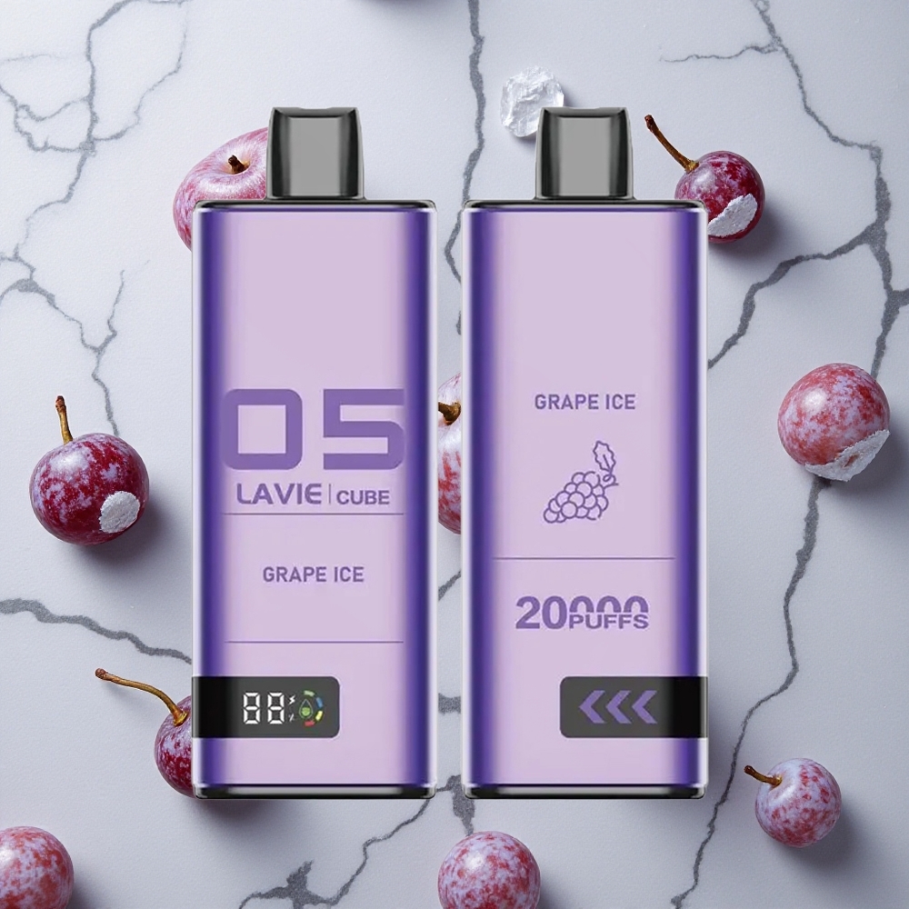 Lavie Cube 20000 Caladas Desechable Uva Helada 28ML vape wholesale España