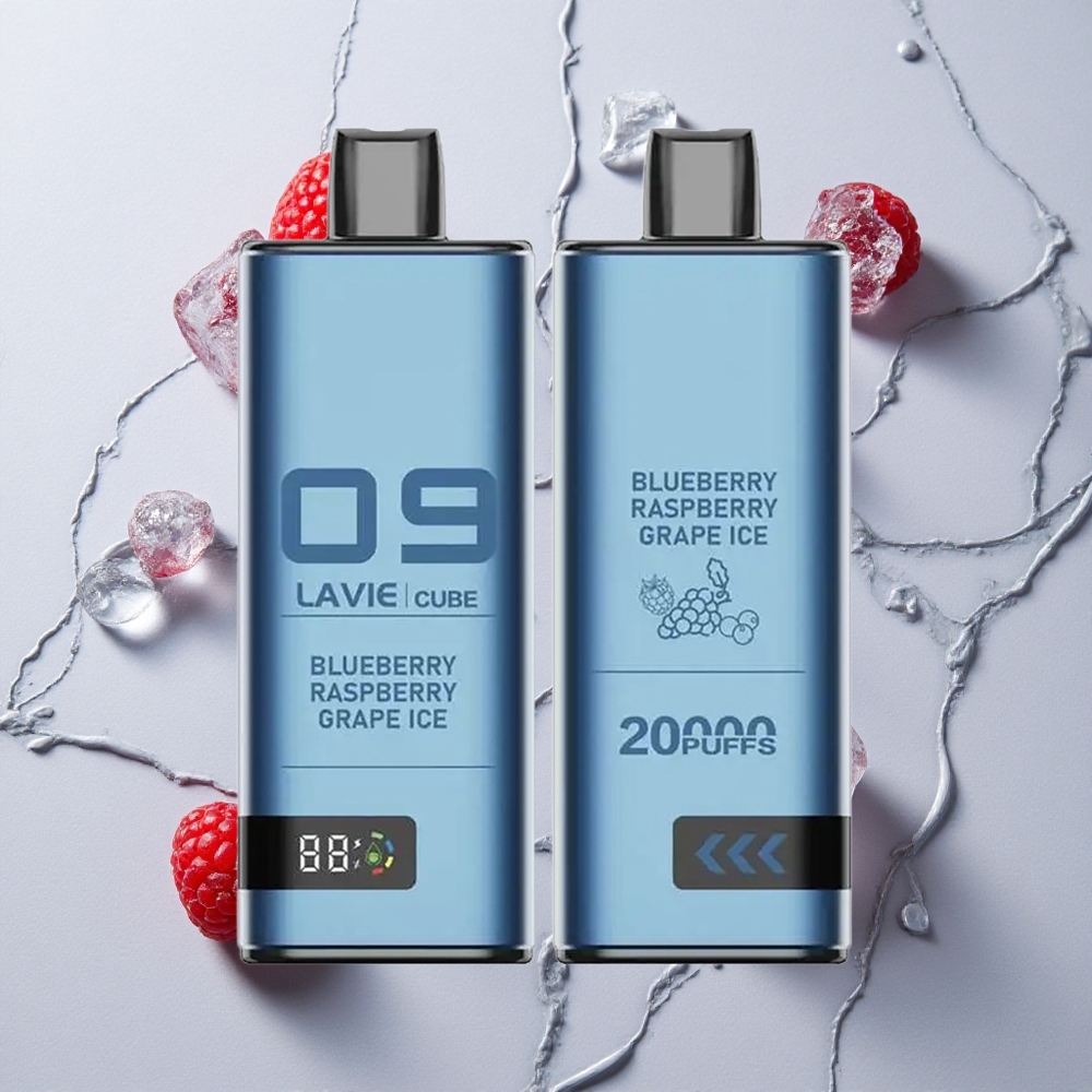 Lavie Cube 20000 Caladas Vape Desechable Arándano Frambuesa Uva Hielo 28ML vape wholesale España