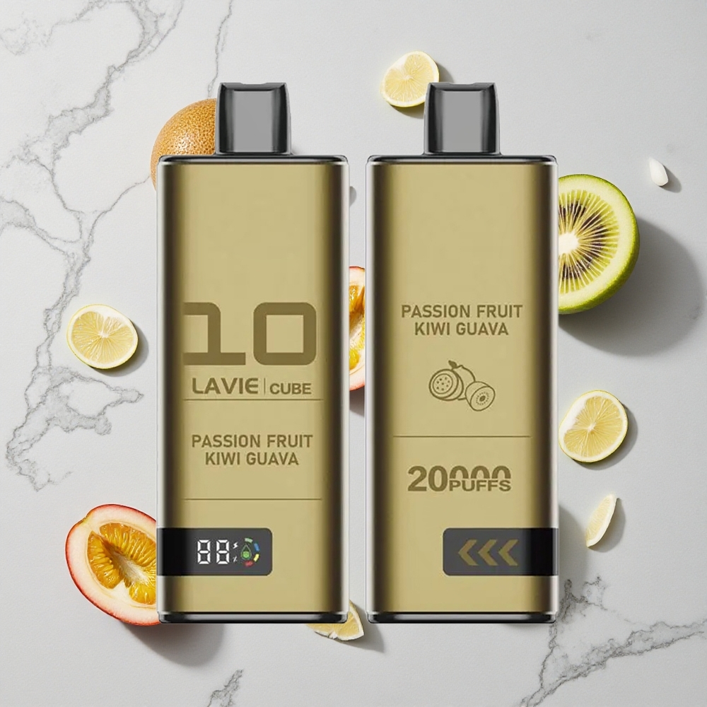 Lavie Cube 20000 Caladas Vape Desechable Maracuyá Kiwi Guayaba 28ML vape wholesale España