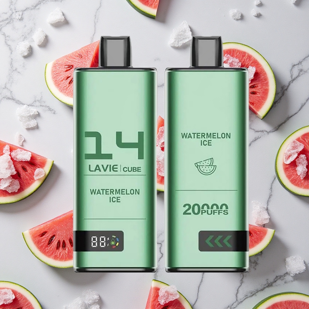 Lavie Cube 20000 Caladas Vape Desechable Sandía Helada 28ML Tipo C vape wholesale España