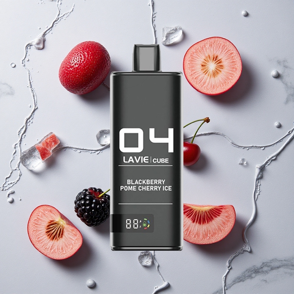 Lavie Cube 20000 Caladas Zarzamora Granada Cereza Hielo Desechable 28ML Tipo C vape wholesale España