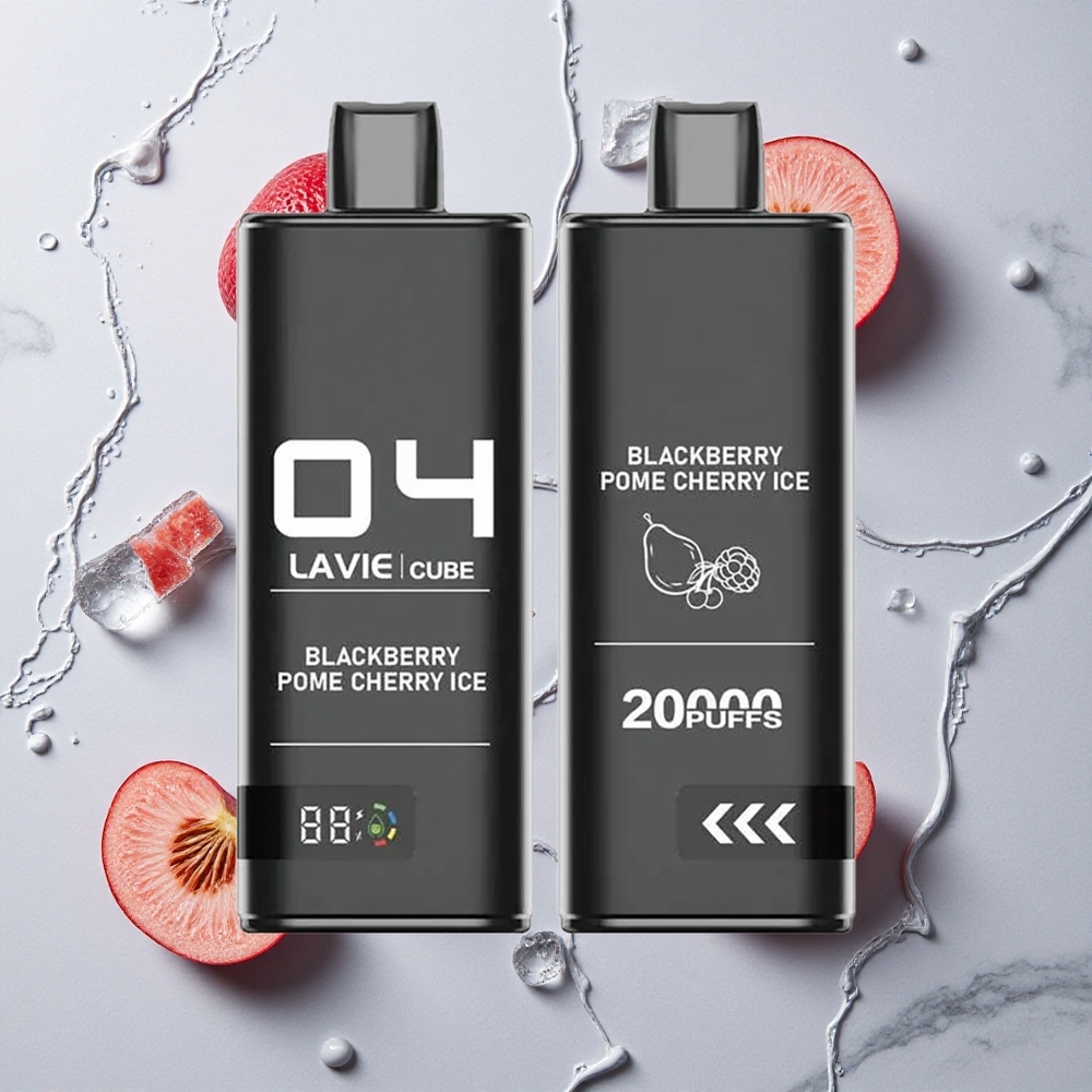 Lavie Cube 20000 Caladas Zarzamora Granada Cereza Hielo Desechable 28ML Tipo C vape wholesale España