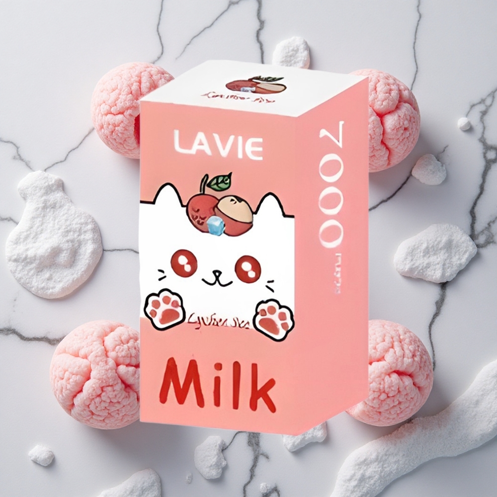 LAVIE Milk 7000 Caladas Vape Desechable Lichi Hielo 16ML Tipo C Recargable vape wholesale España