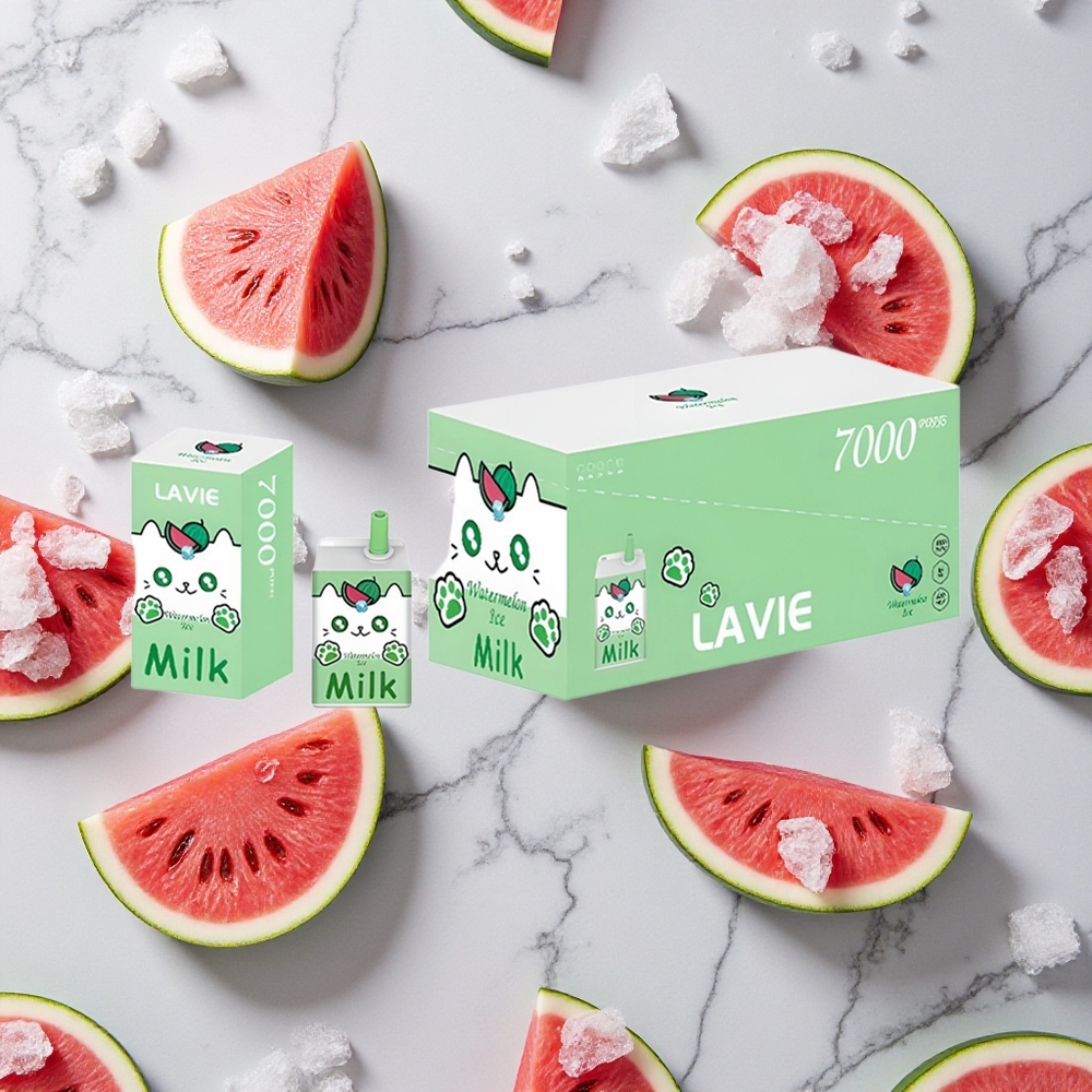 LAVIE Milk 7000 Caladas Vape Desechable Sandía Hielo 16ML Tipo C Recargable vape wholesale España