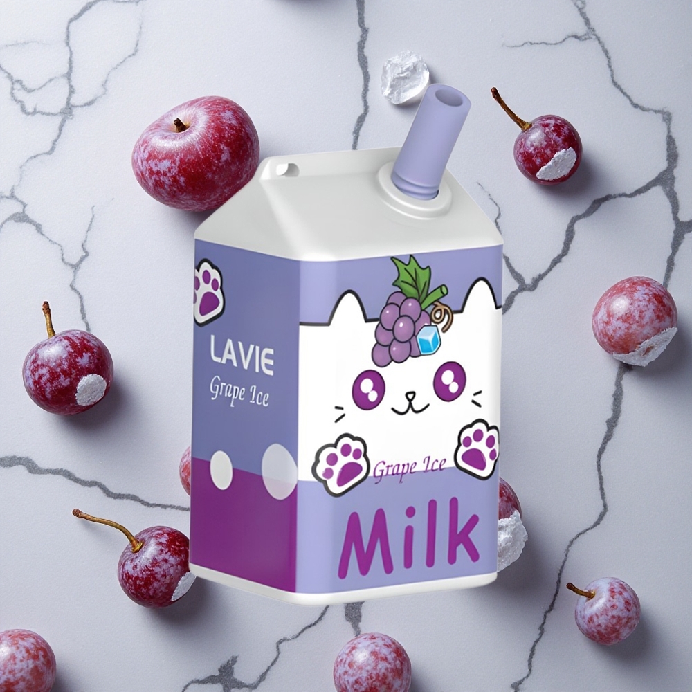LAVIE Milk 7000 Caladas Vape Desechable Uva Hielo 16ML Tipo C Recargable vape wholesale España