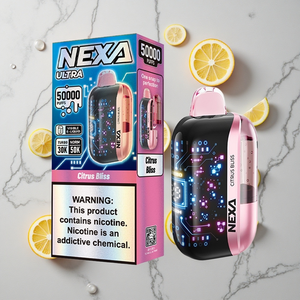 NEXA Ultra 50K Vape Desechable Cítrico Delicioso 20ml Capacidad Precargada vape wholesale España