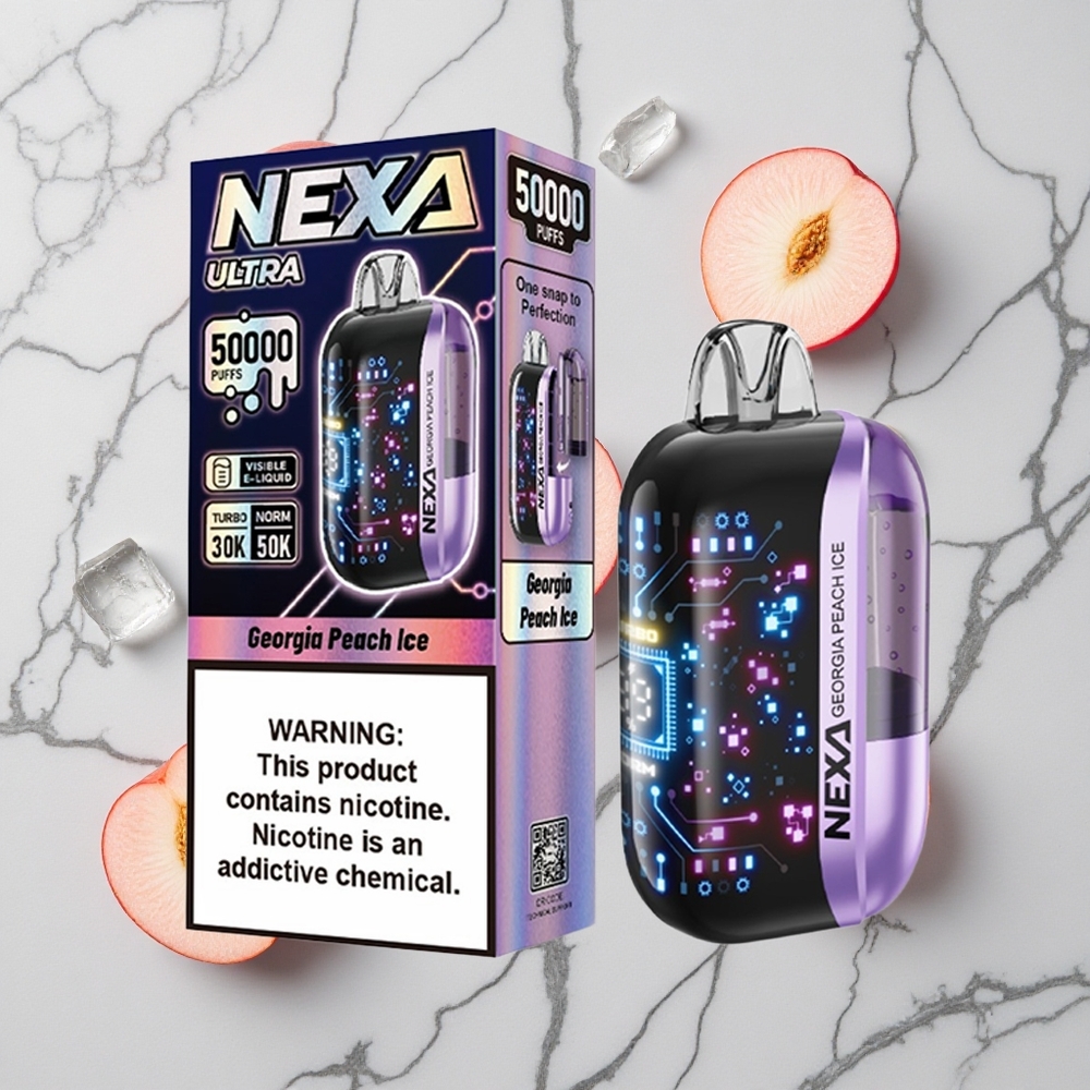 NEXA Ultra 50K Vape Desechable Durazno Helado de Georgia 20ml Capacidad Precargada vape wholesale España