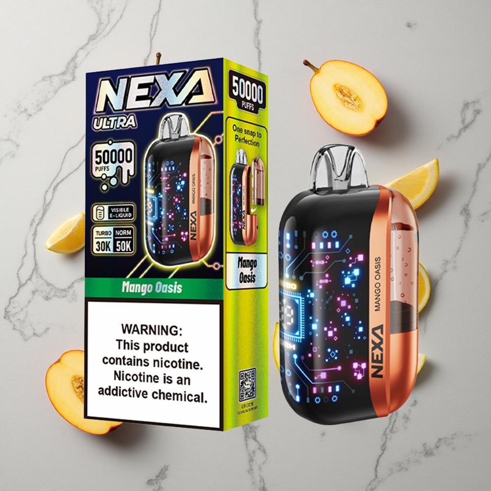 NEXA Ultra 50K Vape Desechable Mango Oasis 20ml Capacidad Precargada Tipo-C vape wholesale España