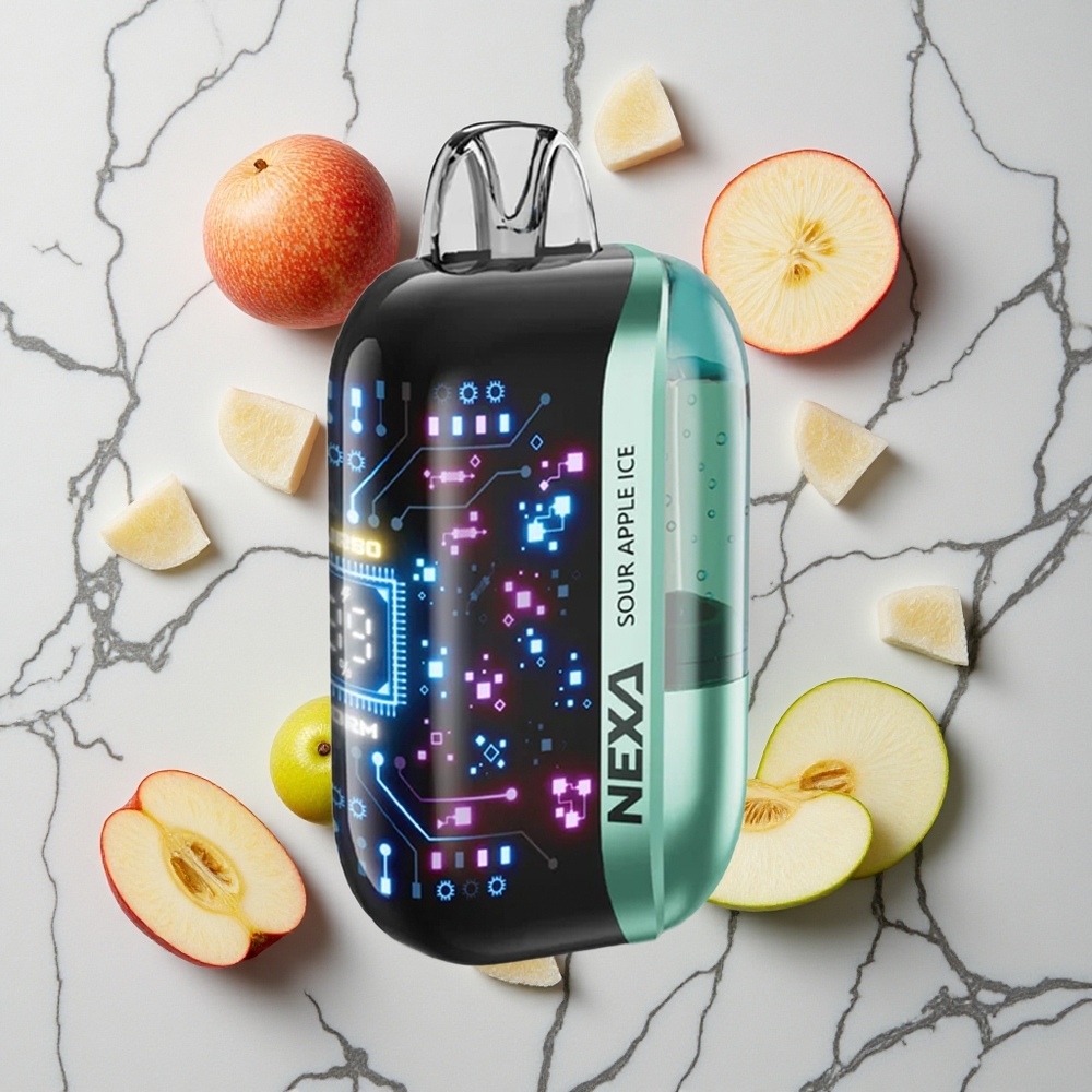 NEXA Ultra 50K Vape Desechable Manzana Ácida Helada 20ml Capacidad Precargada vape wholesale España