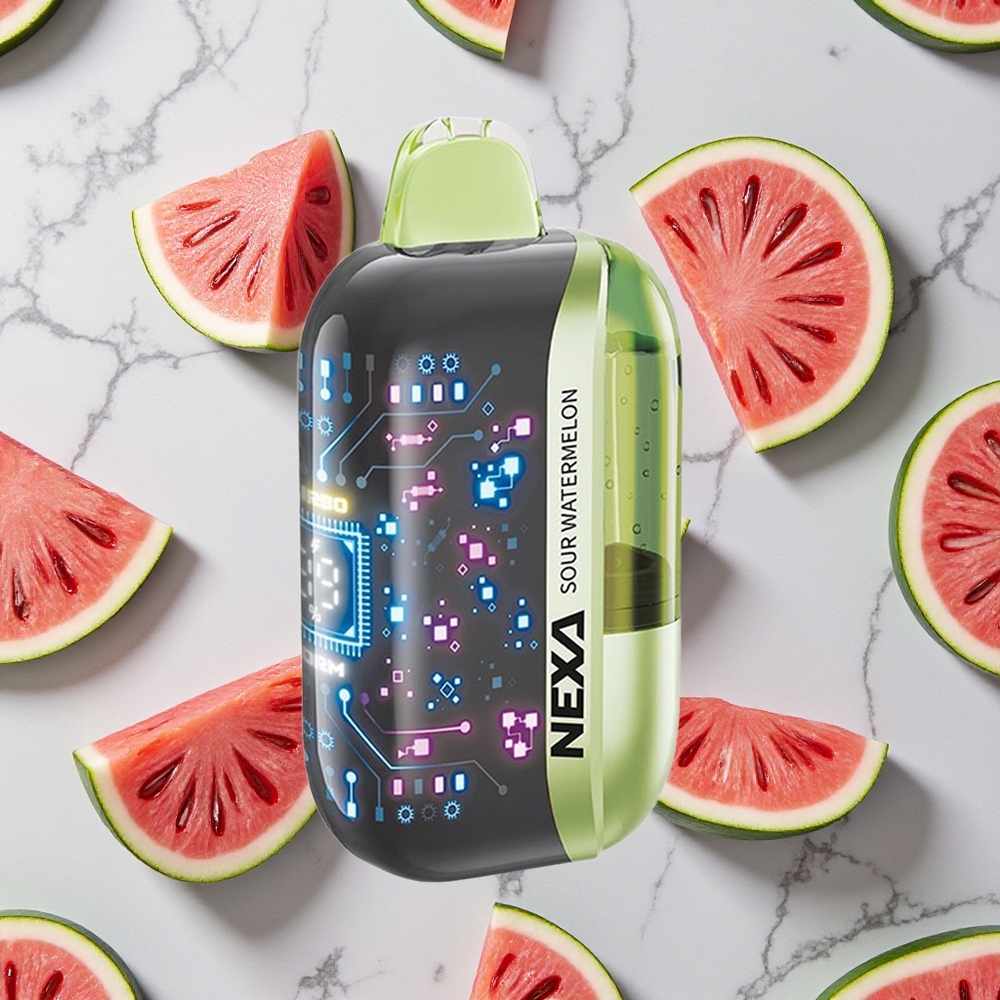 NEXA Ultra 50K Vape Desechable Sandía Ácida 20ml Capacidad Precargada 800mah Batería vape wholesale España