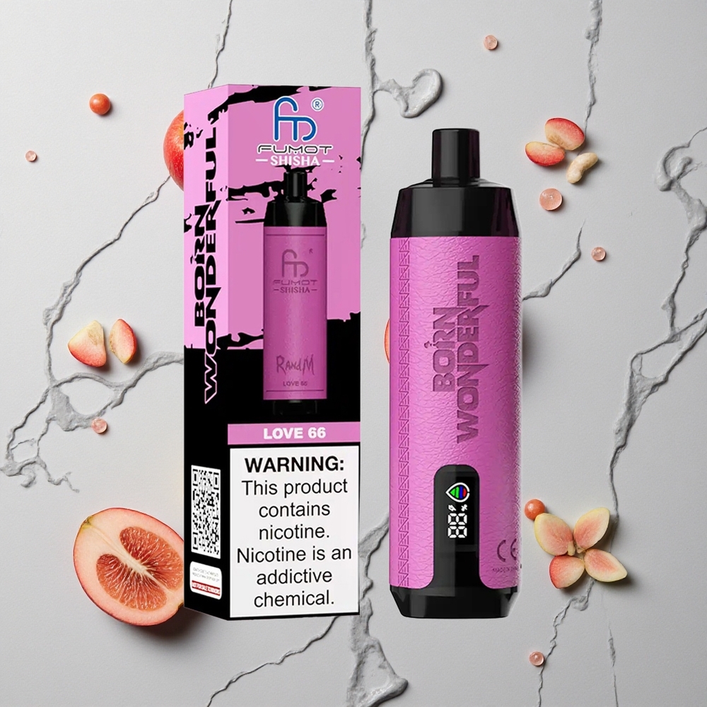 RandM Fumot Shisha 10000 Caladas Amor 66 Vape Desechable 18ml Recargable vape wholesale España