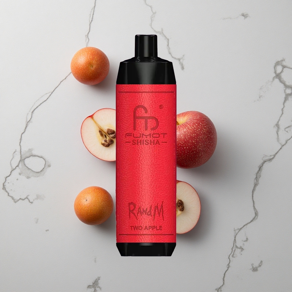 RandM Fumot Shisha 10000 Caladas Dos Manzanas Vape Desechable con Batería 850 mAh y Tipo-C vape wholesale España