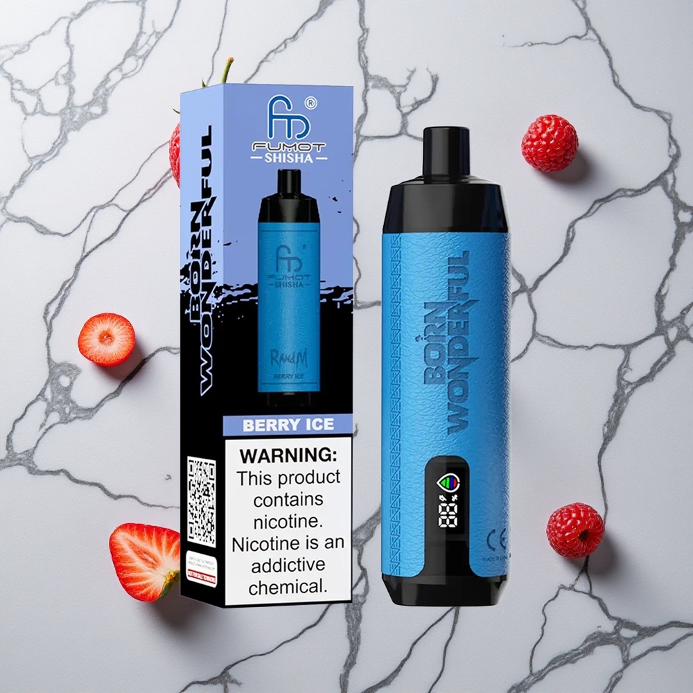 RandM Fumot Shisha 10000 Caladas Vape Desechable Berry Ice 18ml Tipo-C vape wholesale España