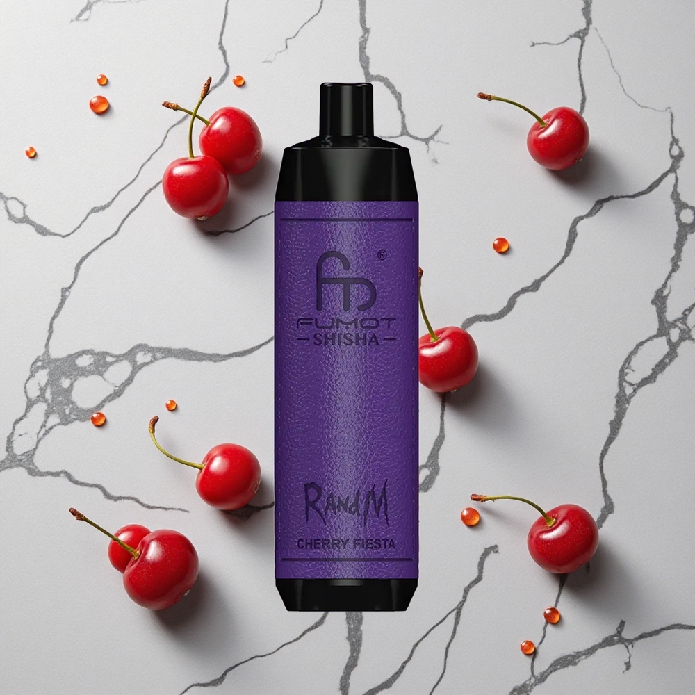 RandM Fumot Shisha 10000 Caladas Vape Desechable Cereza Fiesta 18ml vape wholesale España