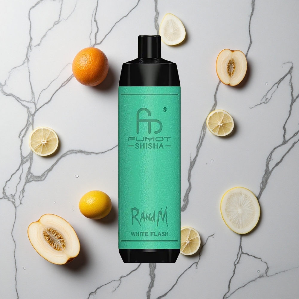 RandM Fumot Shisha 10000 Caladas Vape Desechable Flash Blanco 18ml vape wholesale España