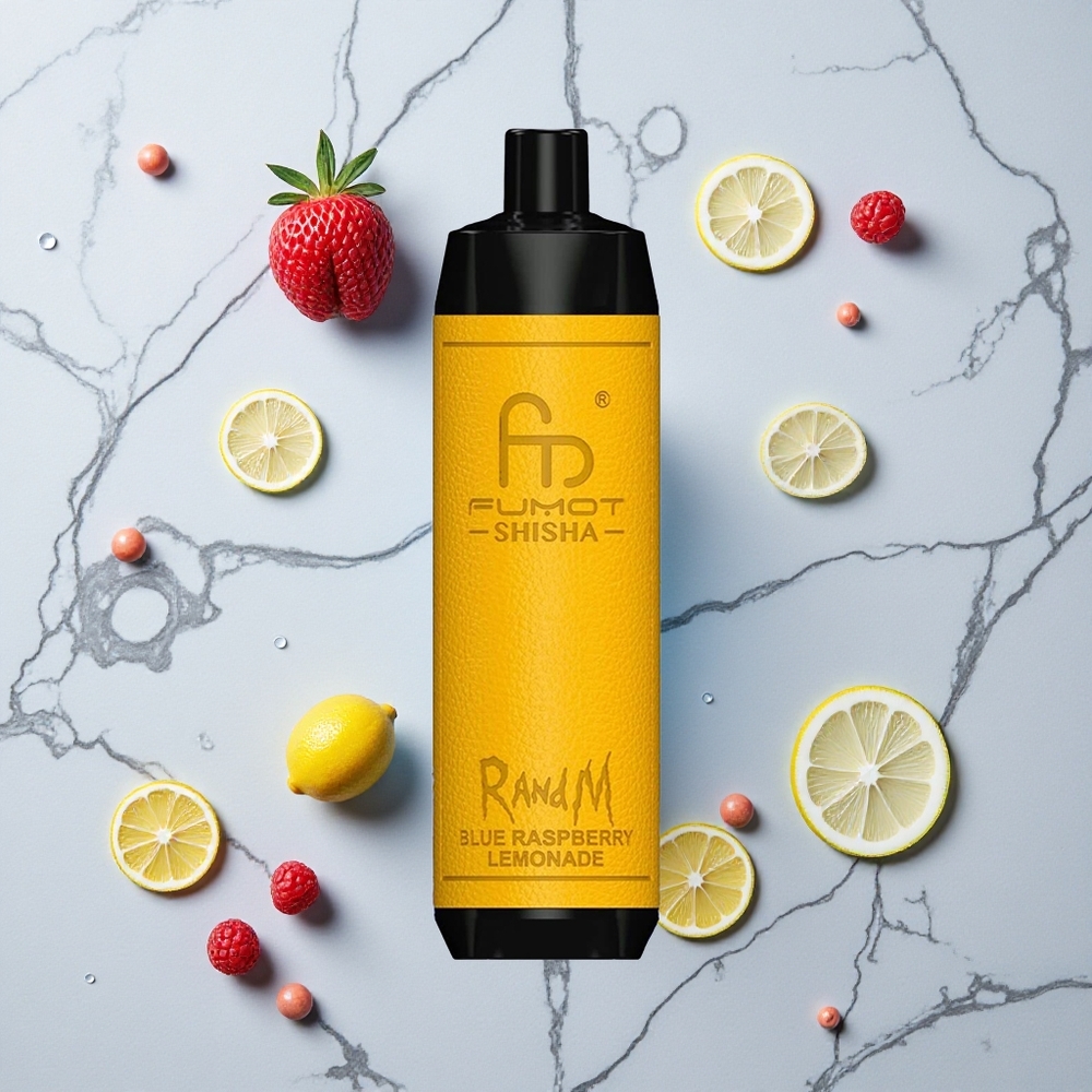 RandM Fumot Shisha 10000 Caladas Vape Desechable Frambuesa Azul Limonada 18ml e-líquido vape wholesale España