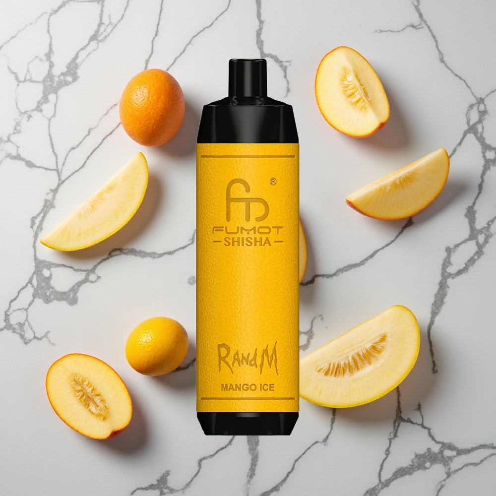 RandM Fumot Shisha 10000 Caladas Vape Desechable Mango Hielo 18ml e-líquido vape wholesale España