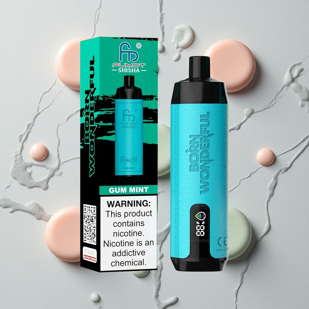 RandM Fumot Shisha 10000 Caladas Vape Desechable Menta Chicle 18ml e-líquido vape wholesale España