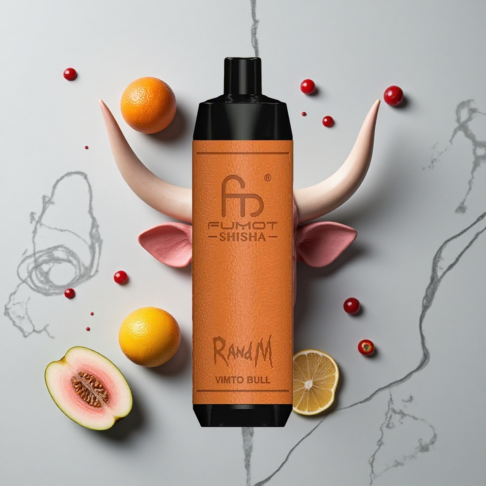 RandM Fumot Shisha 10000 Caladas Vape Desechable Sabor Vimto Toro 18ml vape wholesale España
