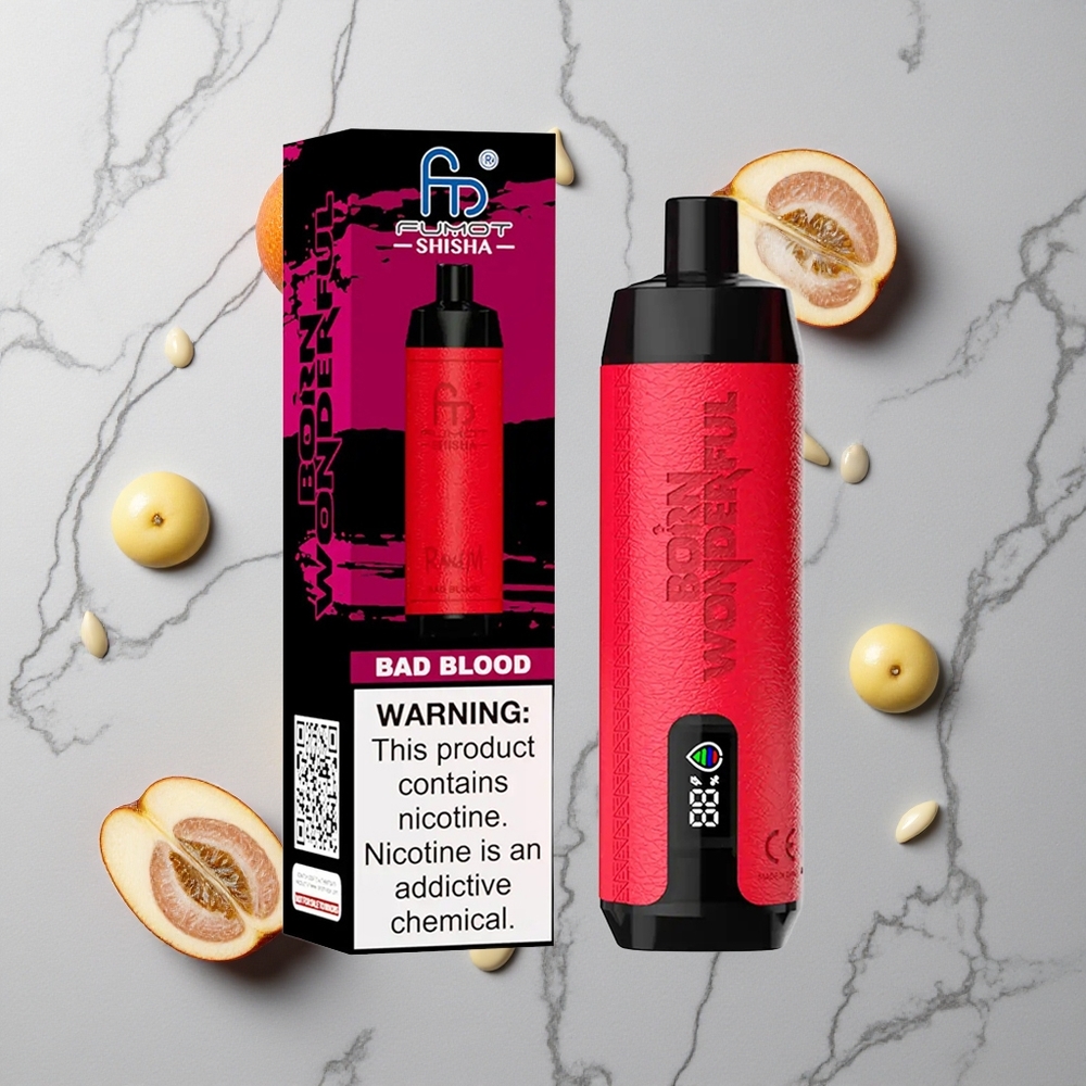 RandM Fumot Shisha 10000 Caladas Vape Desechable Sangre Mala 18ml e-líquido prefabricado vape wholesale España