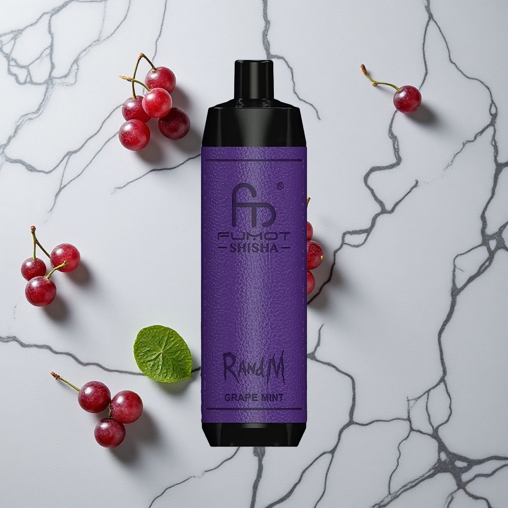 RandM Fumot Shisha 10000 Caladas Vape Desechable Uva Menta 18ml vape wholesale España