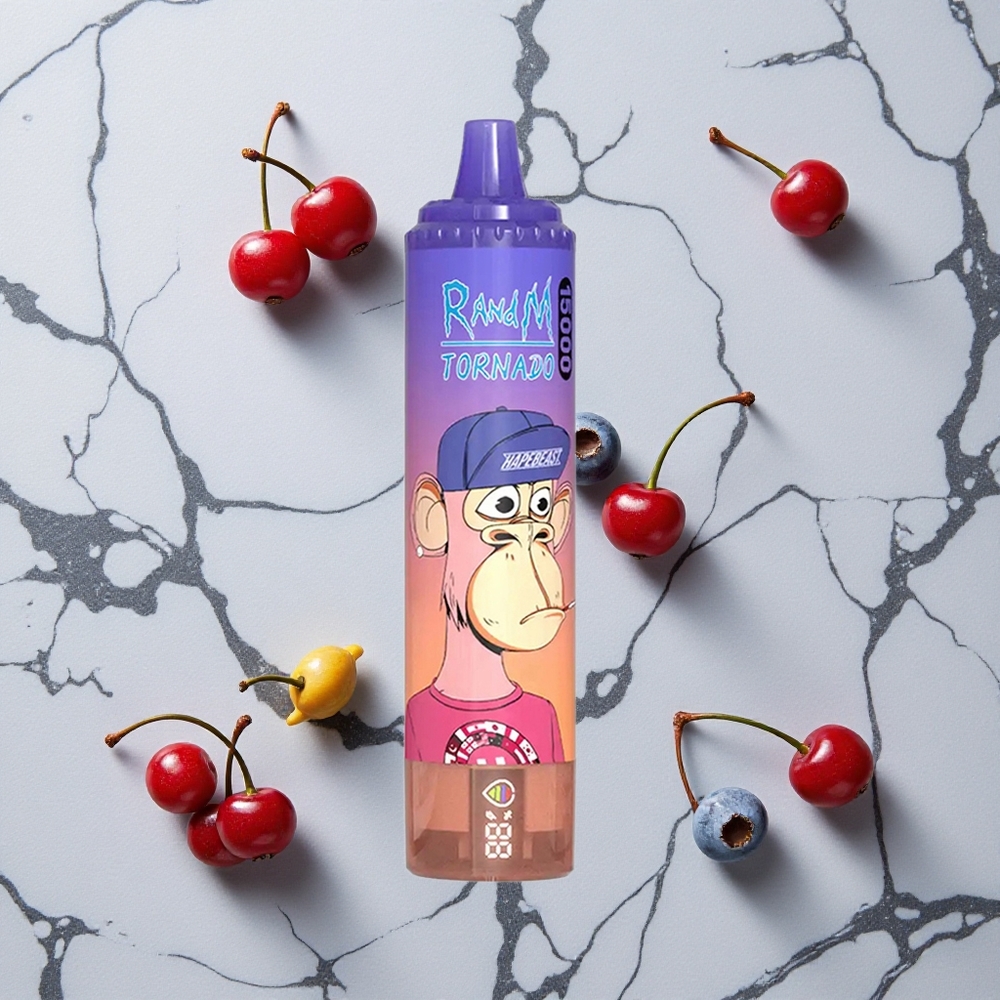 RandM Fumot Tornado 15000 Caladas Arándano Azul Cereza Capacidad 25ml vape wholesale España