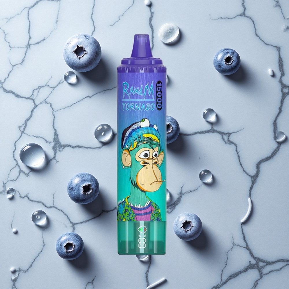 RandM Fumot Tornado 15000 Caladas Arándano Azul En Hielo 25ml LCD vape wholesale España