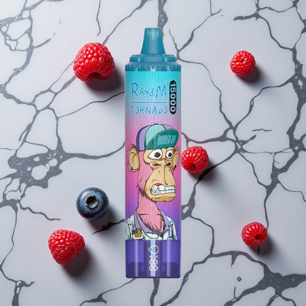 RandM Fumot Tornado 15000 Caladas Arándano Frambuesa 25ml Tipo-C vape wholesale España