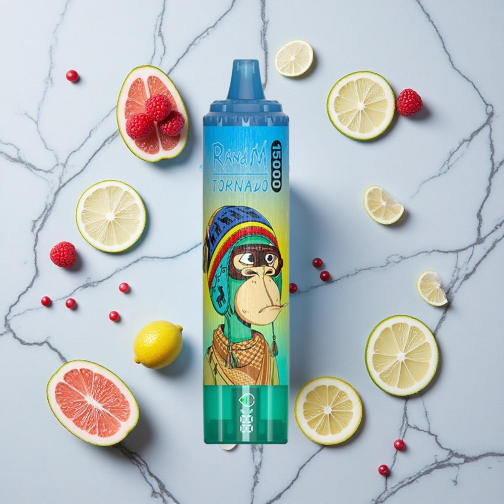 RandM Fumot Tornado 15000 Caladas Azul Limonada Raspada 25ml LCD vape wholesale España