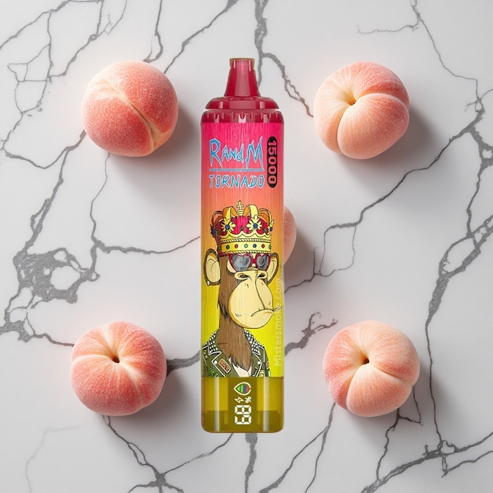 RandM Fumot Tornado 15000 Caladas Duraznos Helados 25ml vape wholesale España