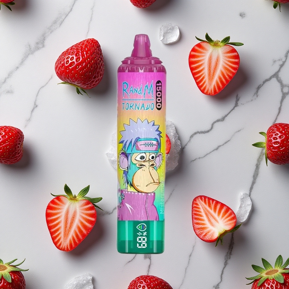 RandM Fumot Tornado 15000 Caladas Fresa Helada 25ml LCD vape wholesale España