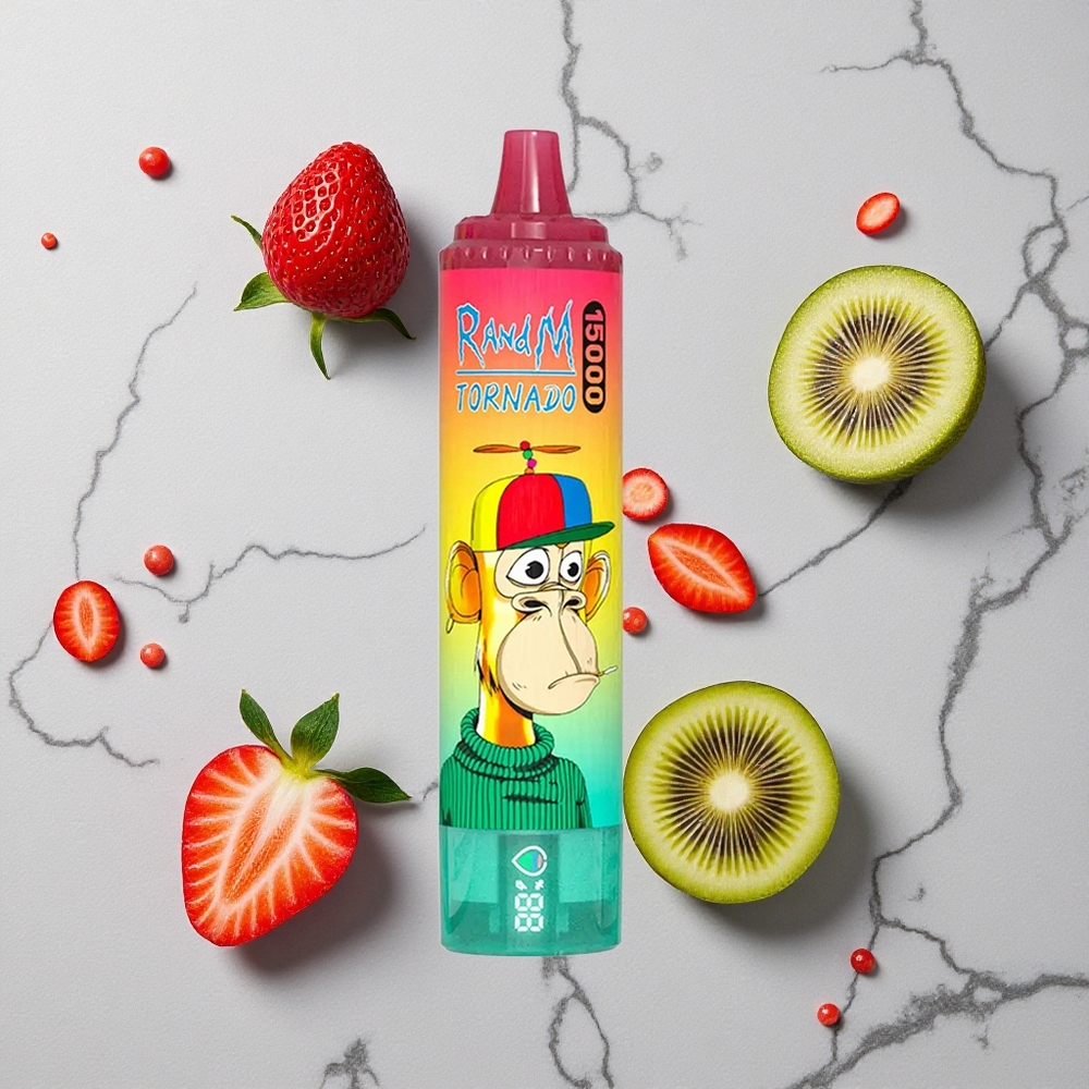 RandM Fumot Tornado 15000 Caladas Fresa Kiwi Pantalla LCD vape wholesale España