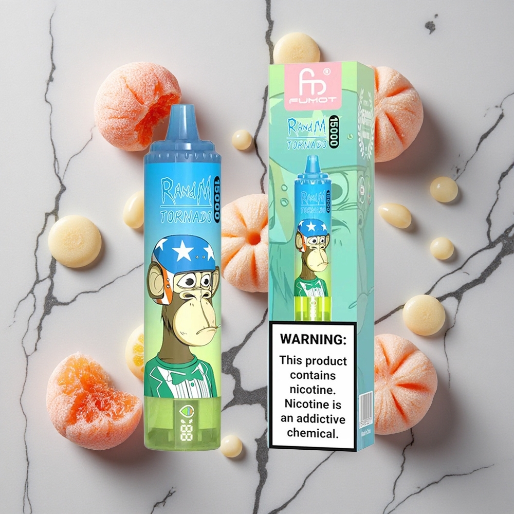 RandM Fumot Tornado 15000 Caladas Sabor Oso de Gominola Pantalla LCD vape wholesale España