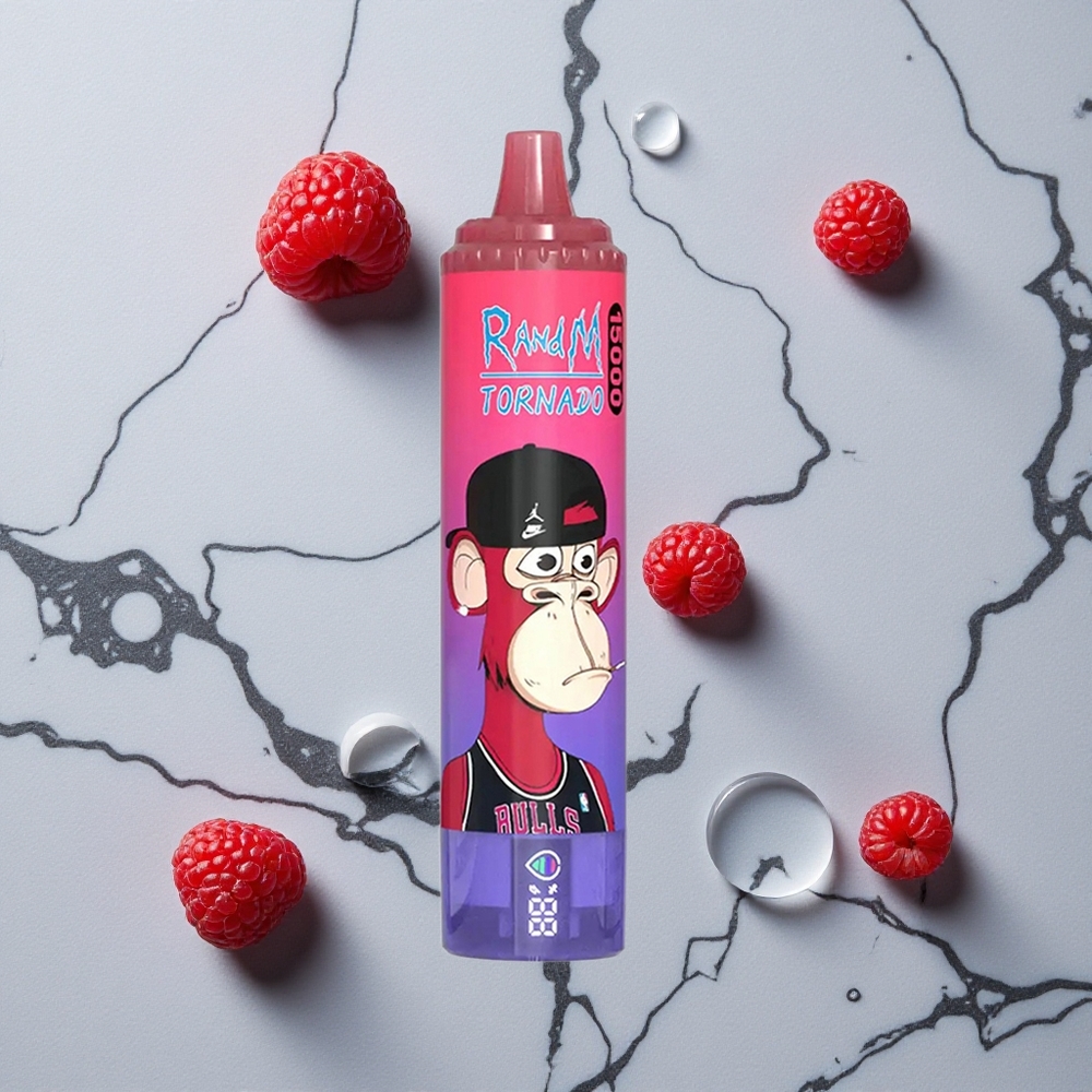 RandM Fumot Tornado 15000 Caladas Vape Desechable Frambuesa Azulada Pantalla LCD vape wholesale España