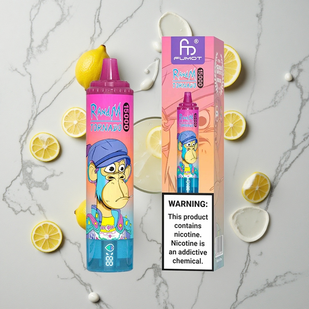 RandM Fumot Tornado 15000 Caladas Vape Desechable Limonada 25ml Tipo-C vape wholesale España