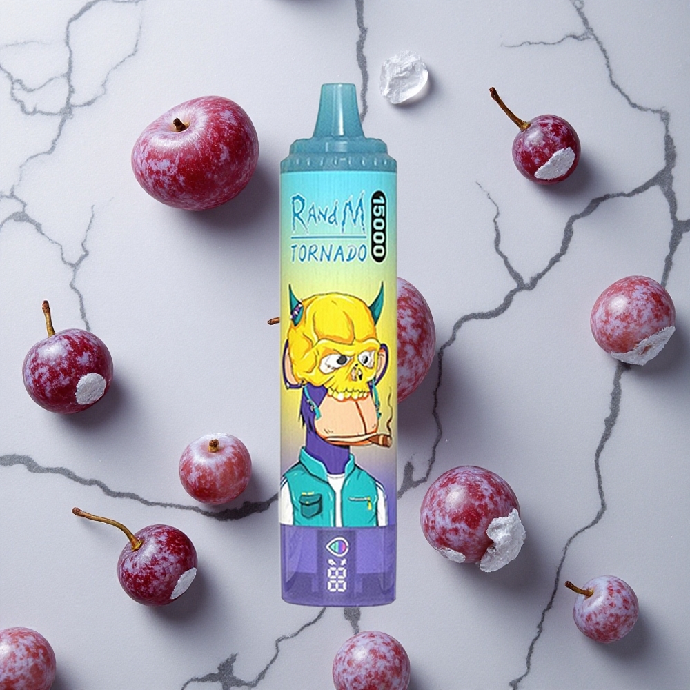 RandM Fumot Tornado 15000 Caladas Vape Hielo Uva Pantalla LCD vape wholesale España