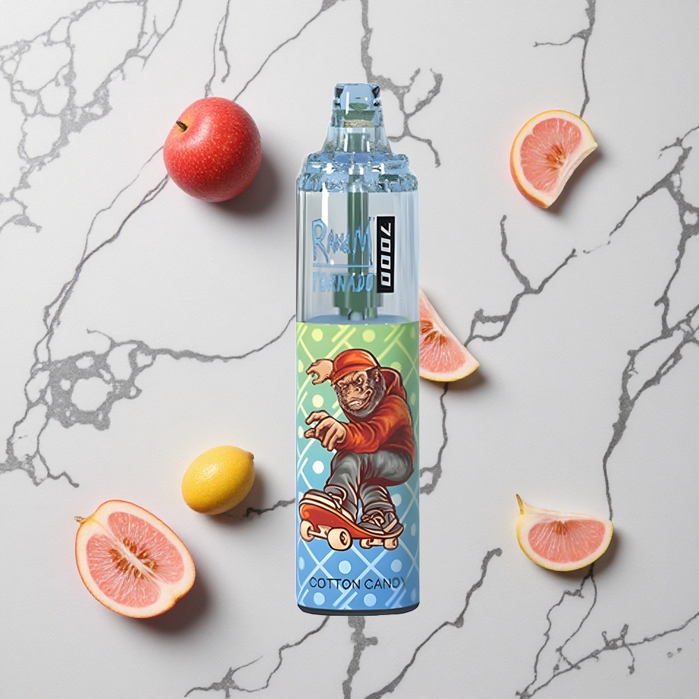 RandM Fumot Tornado 7000 Caladas Algodón de Azúcar 14ML E-líquido vape wholesale España