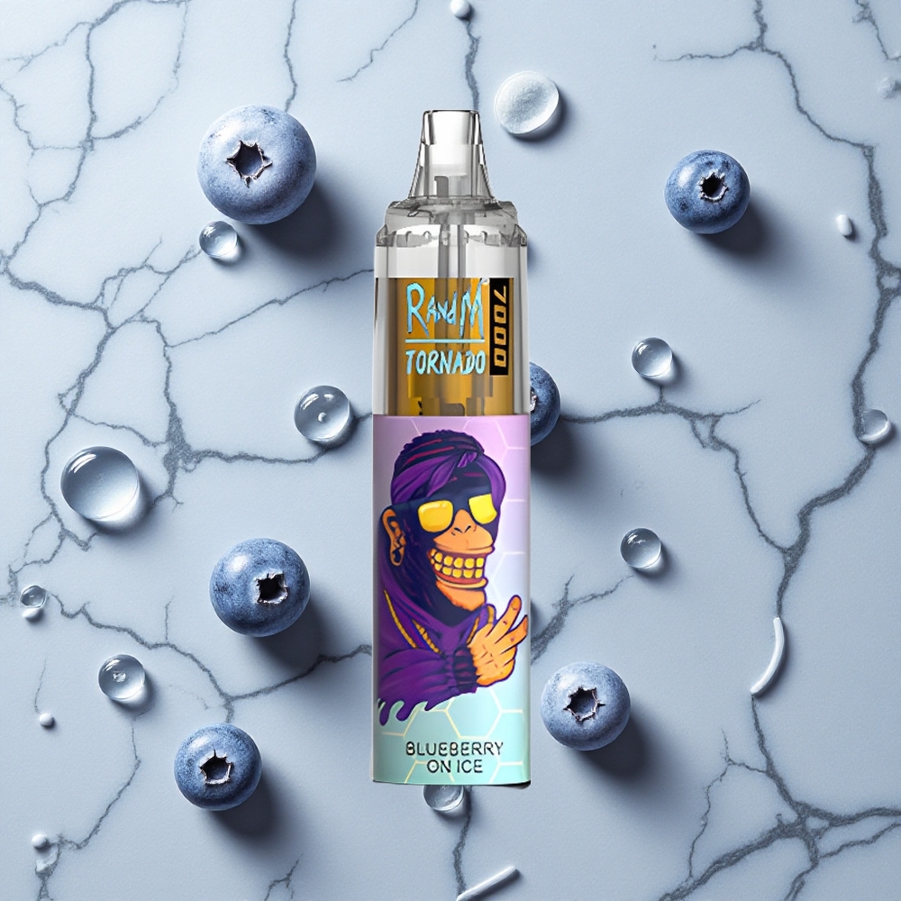 RandM Fumot Tornado 7000 Caladas Arándano Azul con Hielo 14 ML E-líquido vape wholesale España
