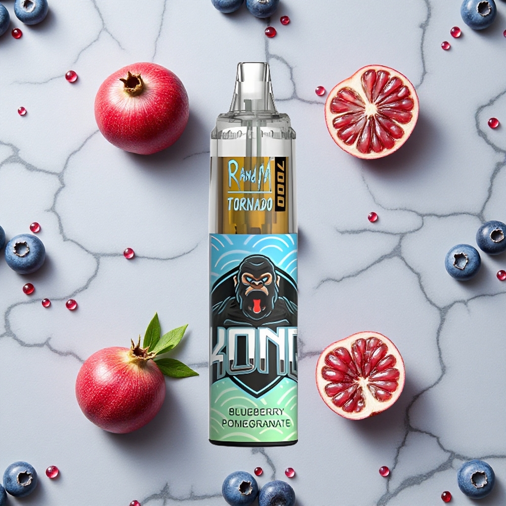 RandM Fumot Tornado 7000 Caladas Arándano Granada 14 ML E-líquido vape wholesale España