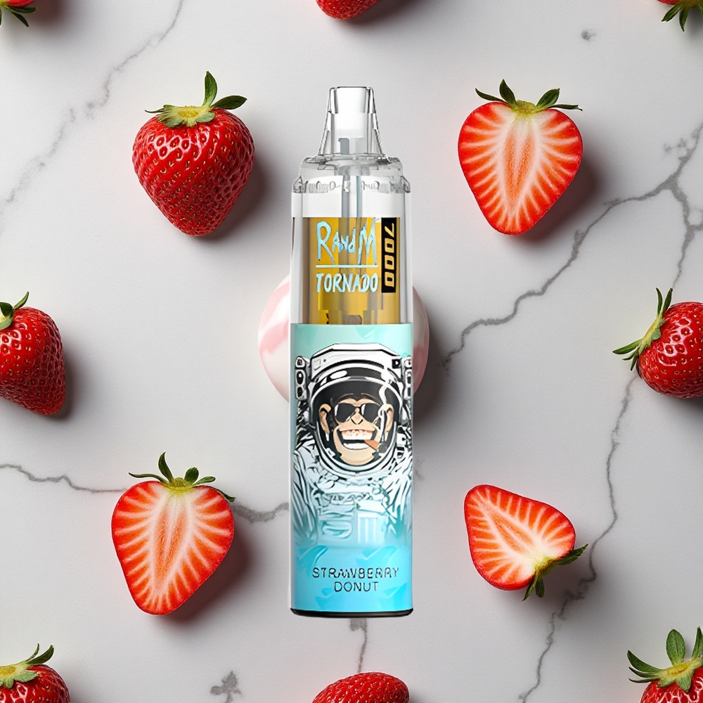 RandM Fumot Tornado 7000 Caladas Donut Fresa 14 ML E-líquido vape wholesale España