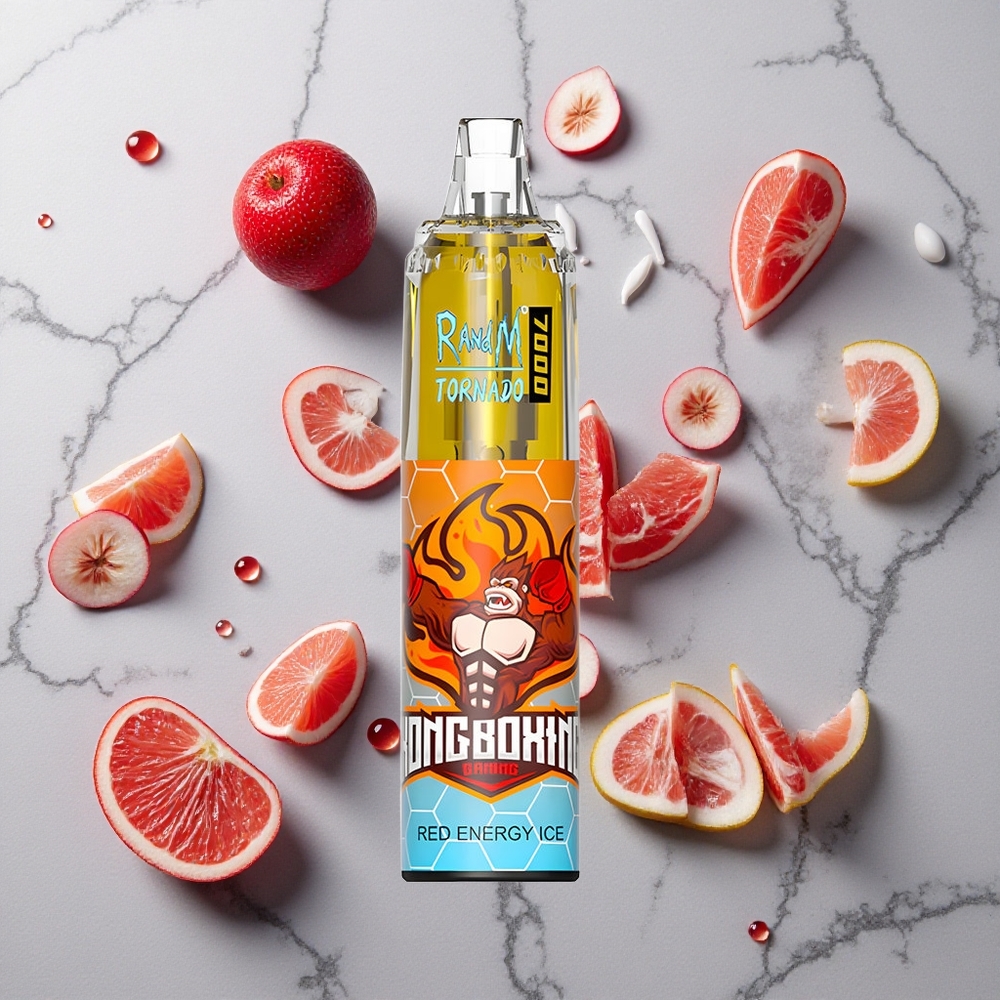 RandM Fumot Tornado 7000 Caladas Energía Roja Hielo 14ML E-líquido vape wholesale España