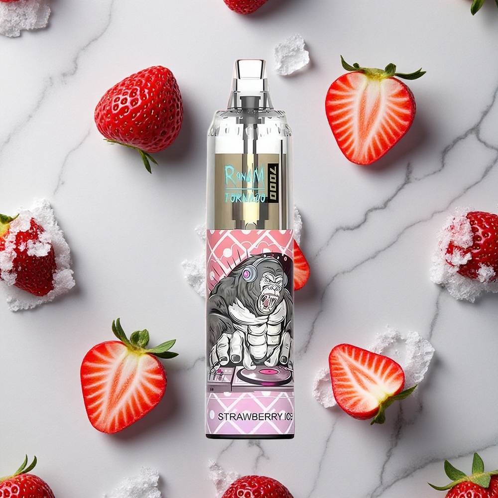 RandM Fumot Tornado 7000 Caladas Fresa Hielo 14 ML E-líquido vape wholesale España
