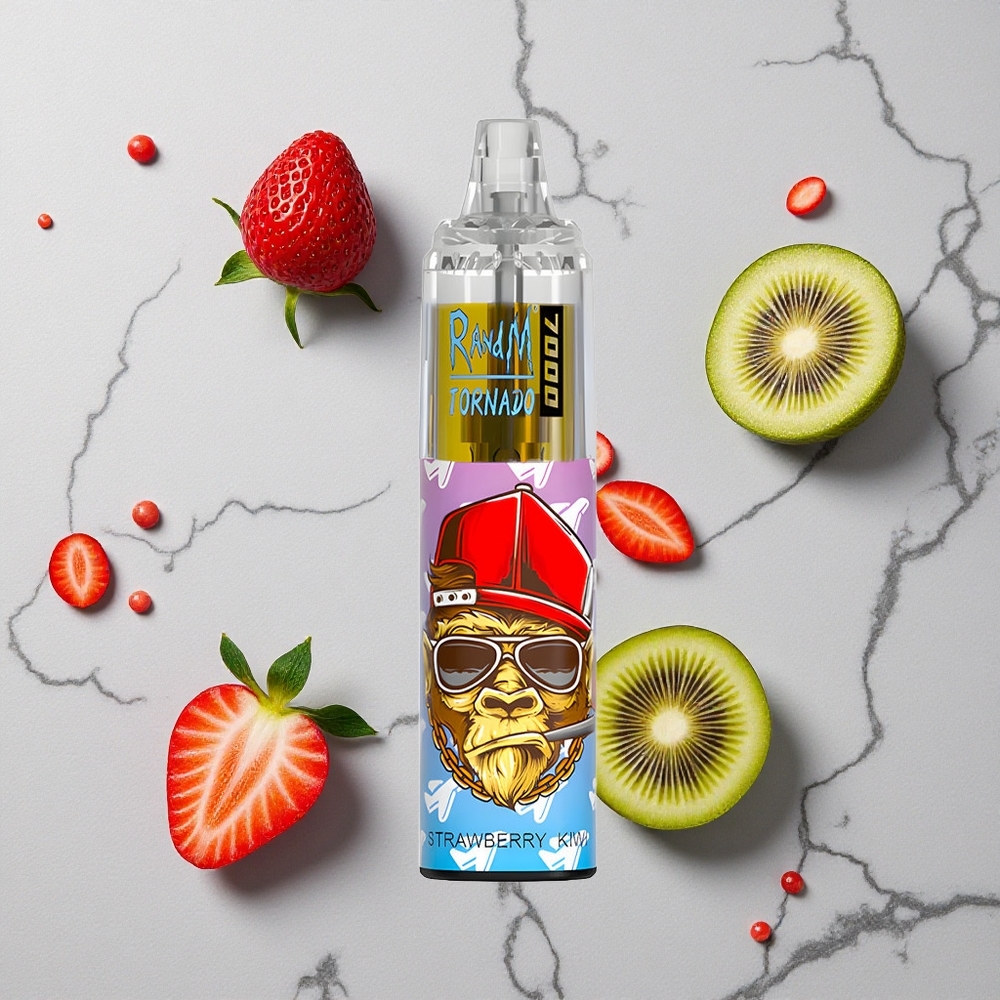 RandM Fumot Tornado 7000 Caladas Fresa Kiwi 14 ML Tipo-C vape wholesale España
