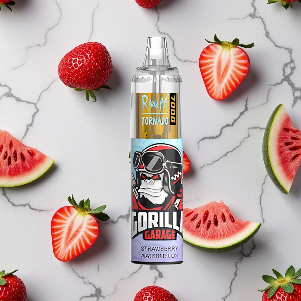 RandM Fumot Tornado 7000 Caladas Fresa Sandía 14ML E-líquido vape wholesale España