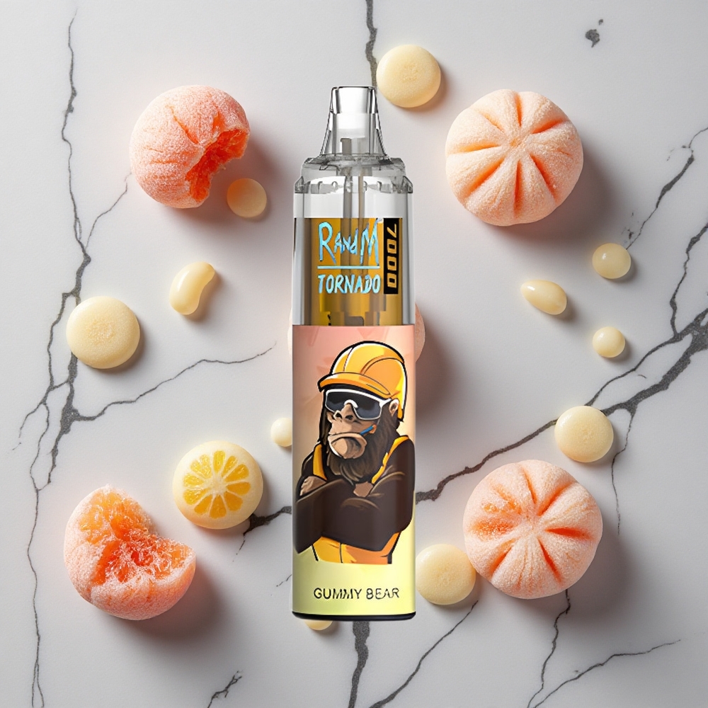 RandM Fumot Tornado 7000 Caladas Gominola 14 ML RGB Light vape wholesale España